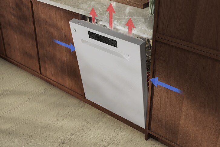 Freestanding dishwashers