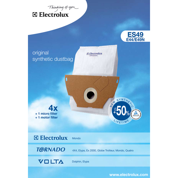 Electrolux - Vrećica za prašinu - ES49