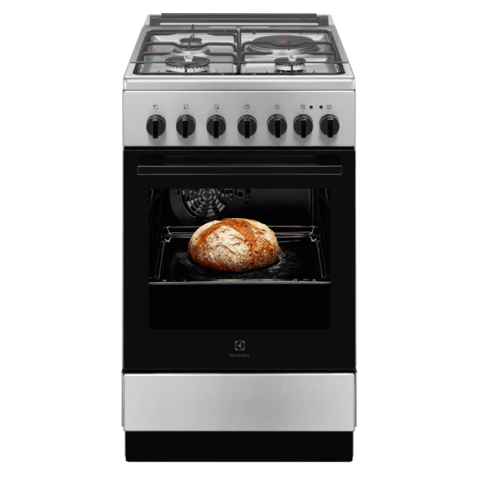 Electrolux 400 Multifunction štednjak s pločom sa zonama i plinskim zonama širine 50 cm