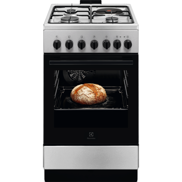 Electrolux 400 Multifunction štednjak s pločom sa zonama i plinskim zonama širine 50 cm