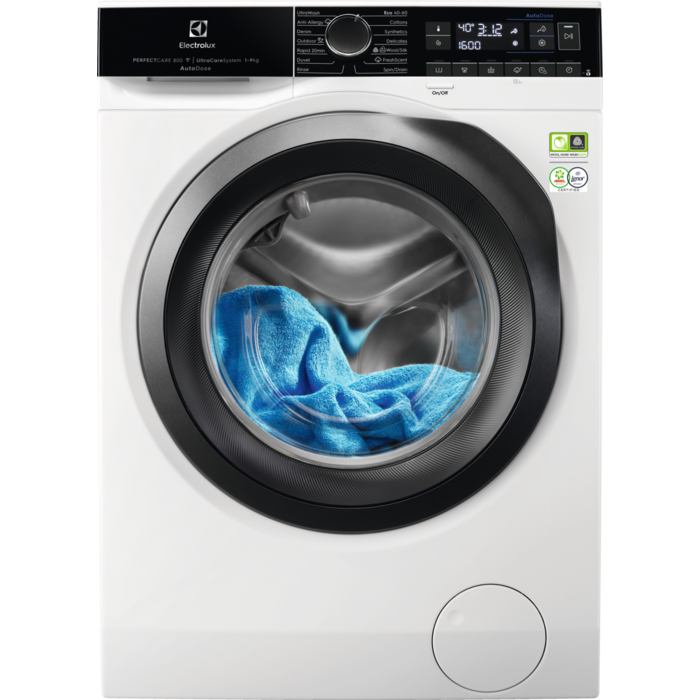 Electrolux PerfectCare 800 AutoDose perilica rublja kapaciteta 9 kg i 1600 okretaja