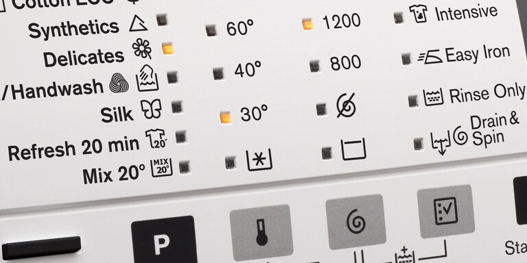 aslon UltraCare Eco prikazuje ciklus hladnog pranja