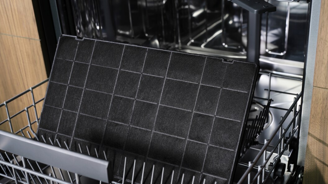 AEG carbon filter in a dishwasher.